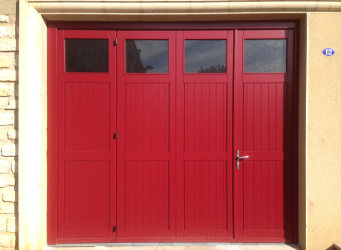 Porte De Garage Accordéon Dans Le Beaujolais à Les Chères Gpf