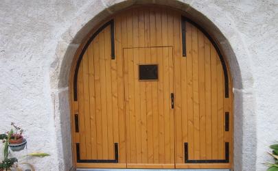 Porte Charretière En Bois Massif Dans Les Vosges à Vagney Gpf