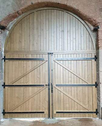 Porte Bois sur mesure plein cintre GPF